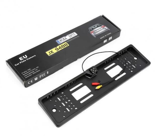 Рамка для автомобильного номера JX-9488 Car Plate Camera с камерой заднего вида (5032)