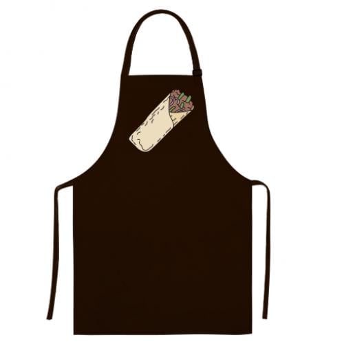 Фартух Шаурма бавовняний Чорний (16745673-12-44843) - фото 1 Фартух Шаурма бавовняний Чорний (16745673-12-44843) - фото 1