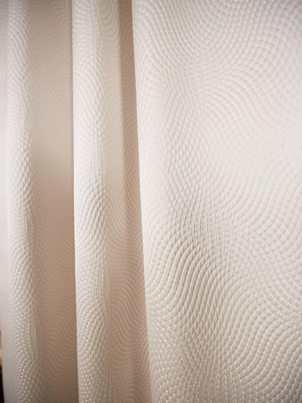 Шторы атласные 1,4 м 2 шт. Бежевый (000105789)