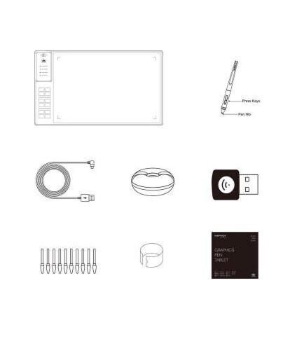 Графический планшет Huion Giano WH1409 V2 (WH1409V2) - фото 3