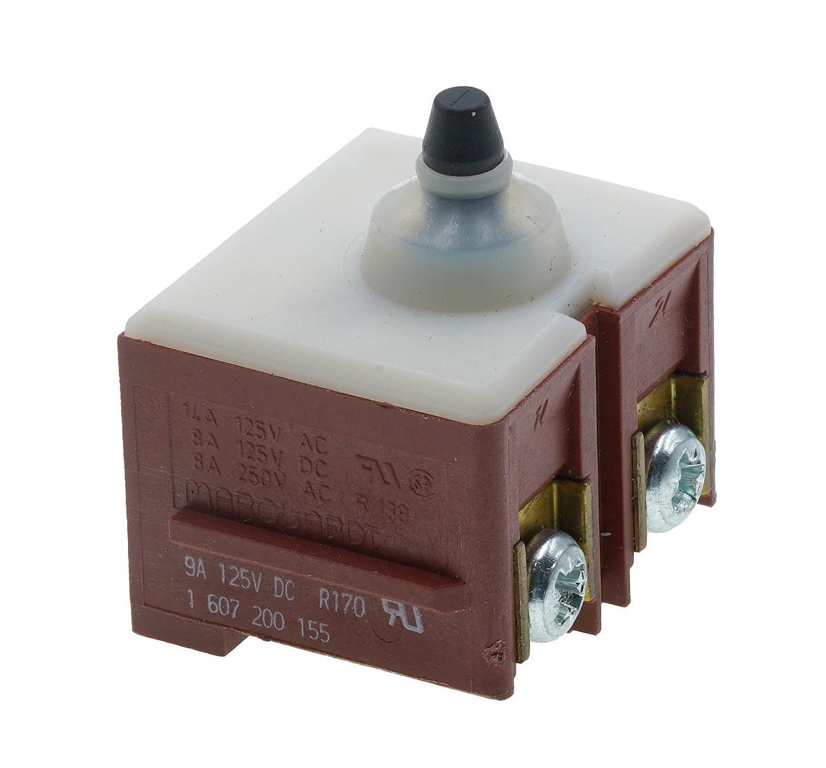 Кнопка VJ Parts для болгарки УШМ B GWS 11-125 CIH/15-150 CIH код 1607000A85 (кн1870)