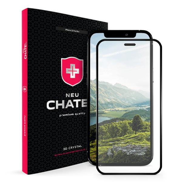 Защитное стекло для смартфона NEU Chatel Full 2.5D Silk Narrow Border Crystal with Mesh for iPhone 12 Pro Max