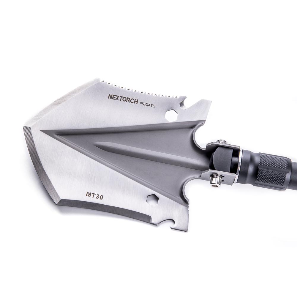 Лопата многофункциональная складная NexTool 14в1 4 секции 100 см Black (MT30) - фото 2