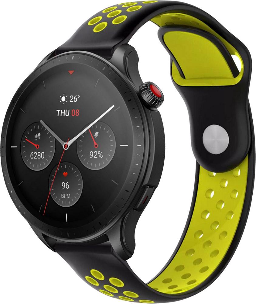 Ремешок Sport для Amazfit GTR 4 22 мм Black Yellow (31105-61)