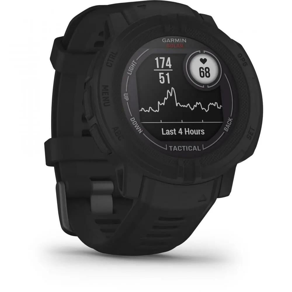 Смарт-годинник Garmin Instinct 2 Solar Tactical Edition Black (010-02627-13) - фото 2