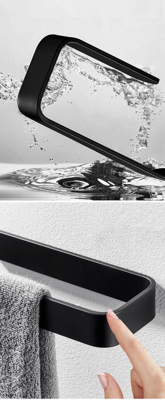 Тримач для рушників Чорний (36913) - фото 7 Тримач для рушників Чорний (36913) - фото 7