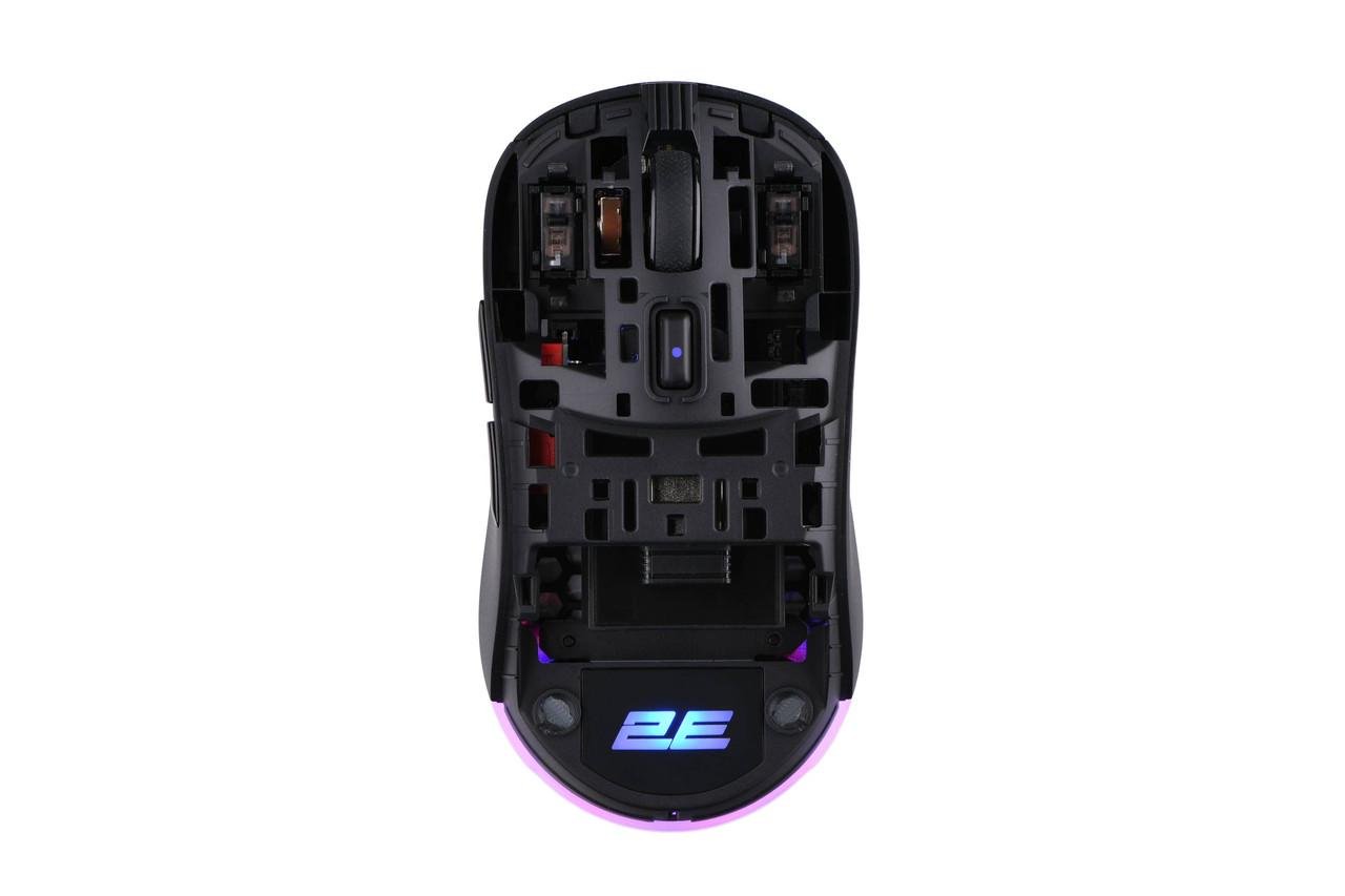 Миша ігрова з підсвіткою 2E Gaming HyperDrive Lite WL RGB Чорний (iz15830) - фото 9