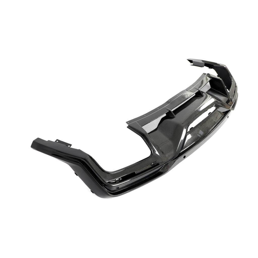Диффузор заднего бампера DDCarbon для Ford Mustang 2024- гг. натуральный карбон (153266)