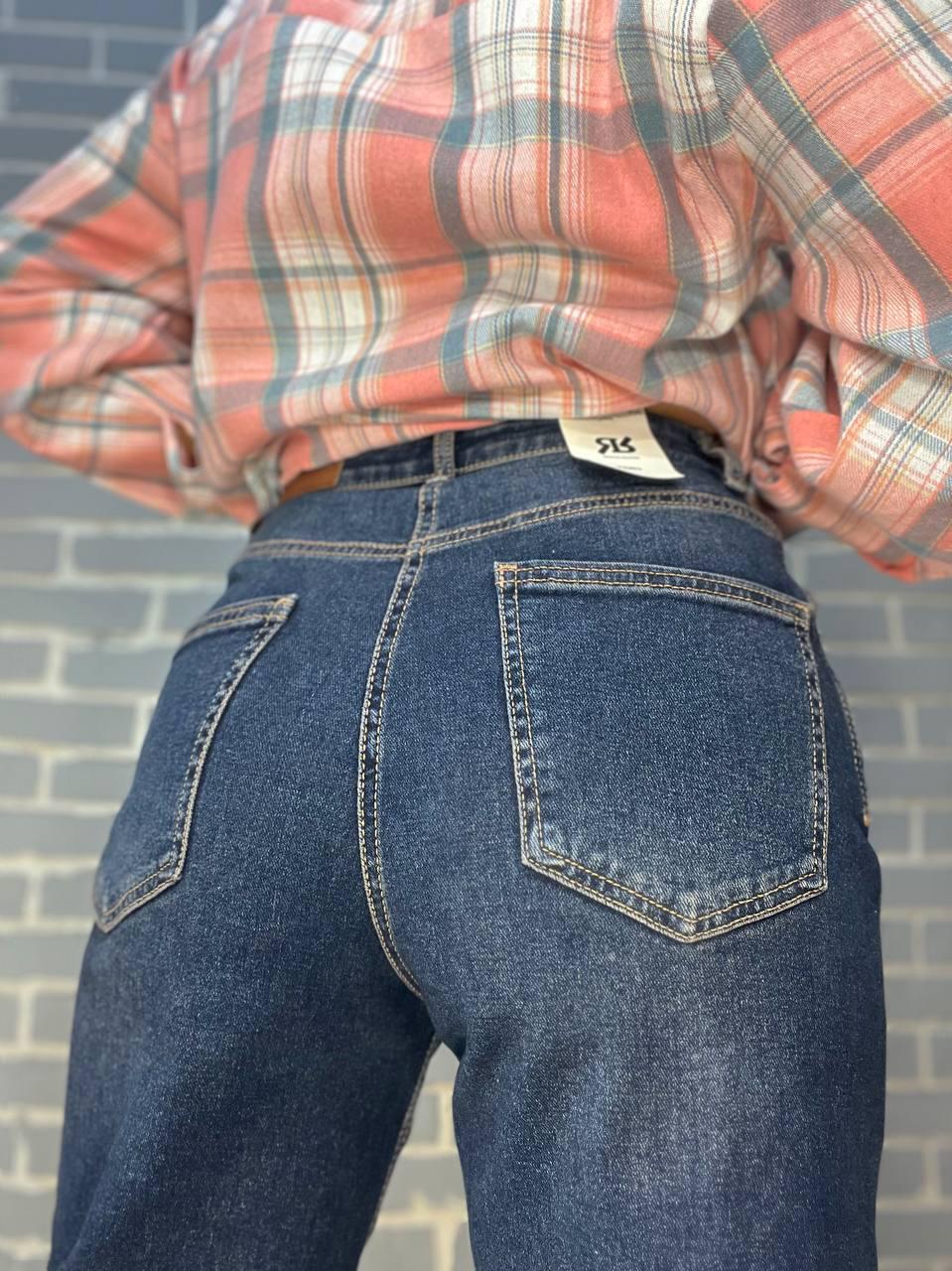 Джинси жіночі Replus 13134 MOM Cindy стрейчеві комфорт р. 29 Темно-синій (2832) - фото 4