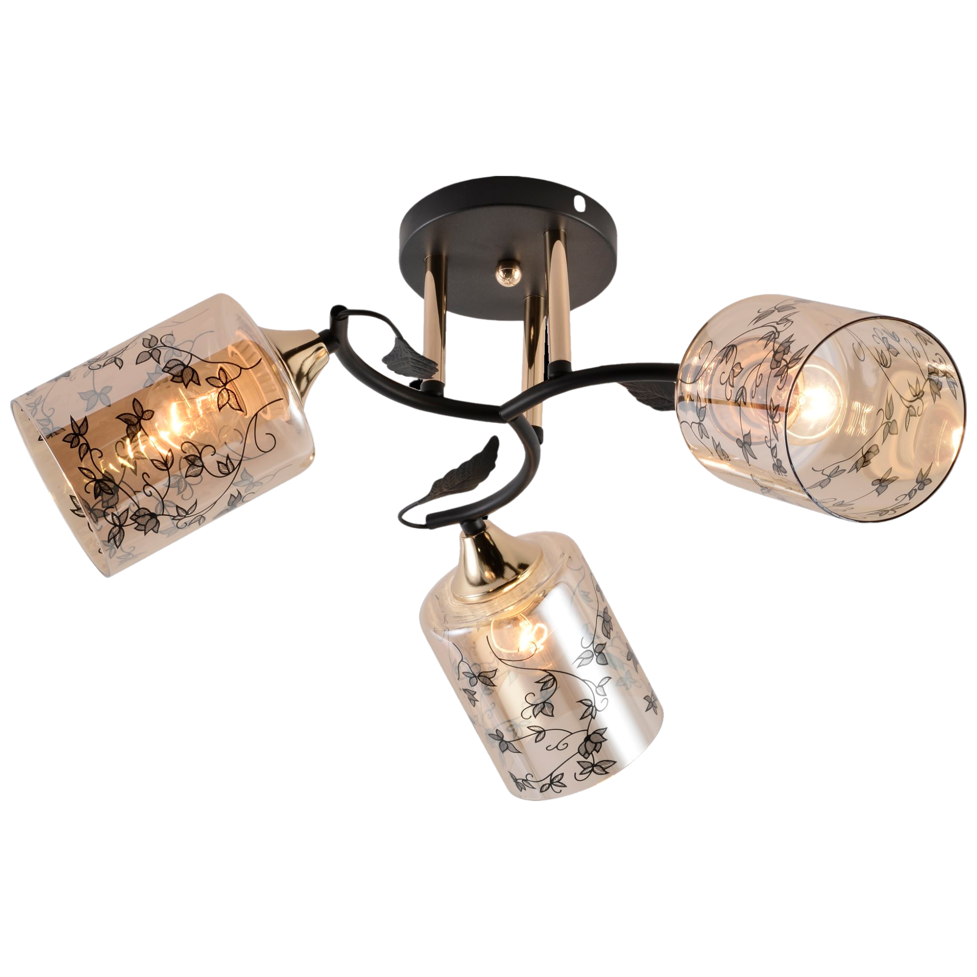 Люстра стельова Valeso V XA1543B/3 BK+FGD (000041247)