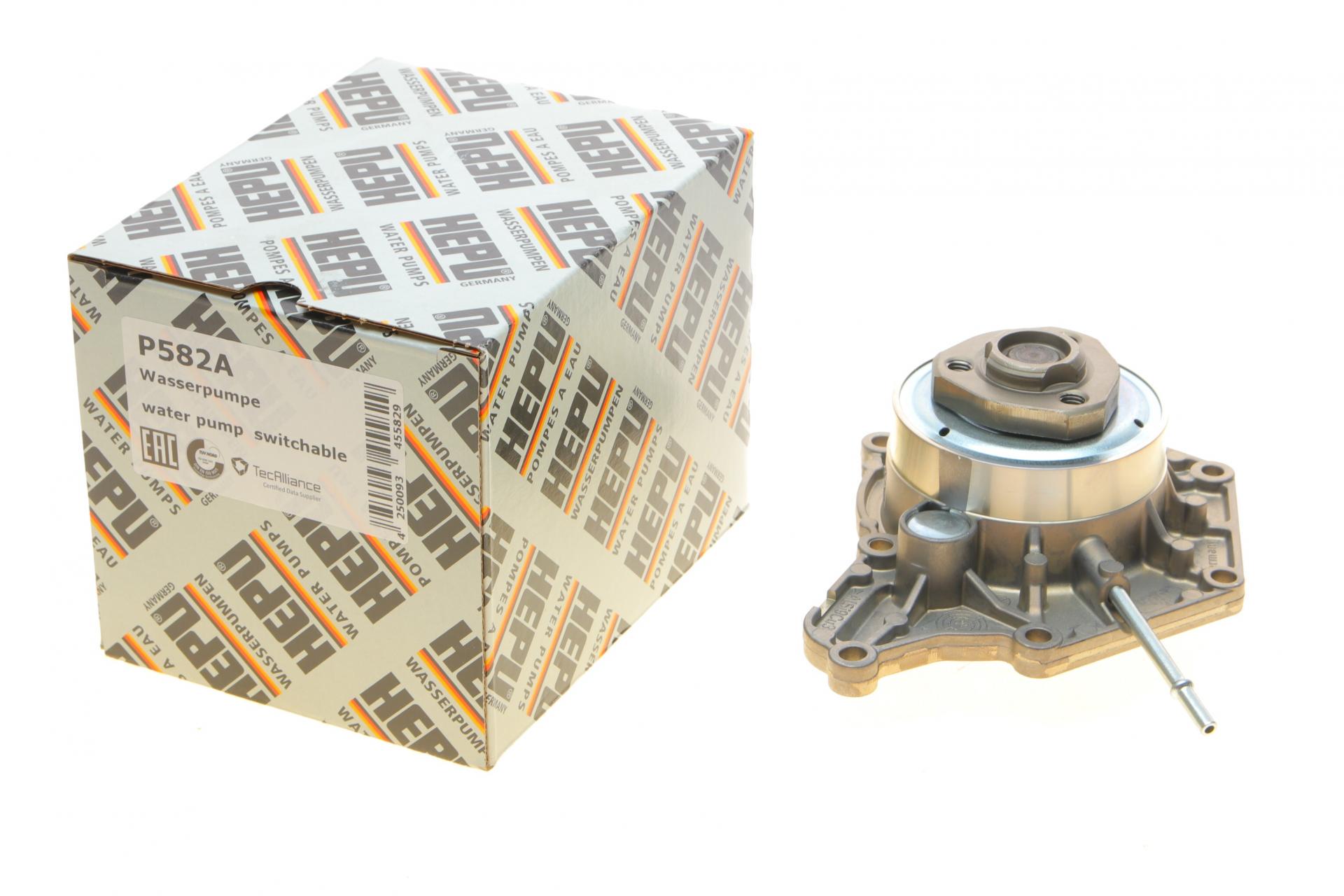 Водяная помпа Hepu Audi A4/A6/A8/Q7 3.0 TFSI 08-19 (P582A)
