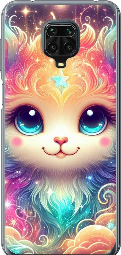 Чехол на Xiaomi Redmi Note 9 Pro Сказочный котенок (5813t-1911-42517)