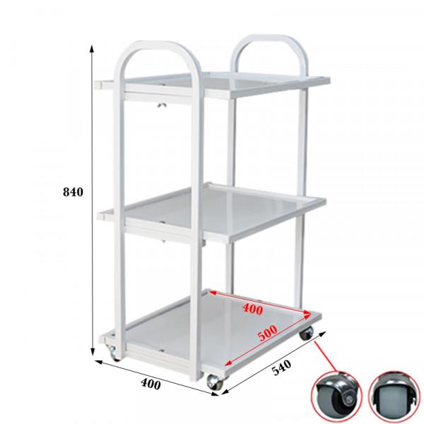 Тележка косметологическая Профи Белый - фото 2 Тележка косметологическая Профи Белый - фото 2