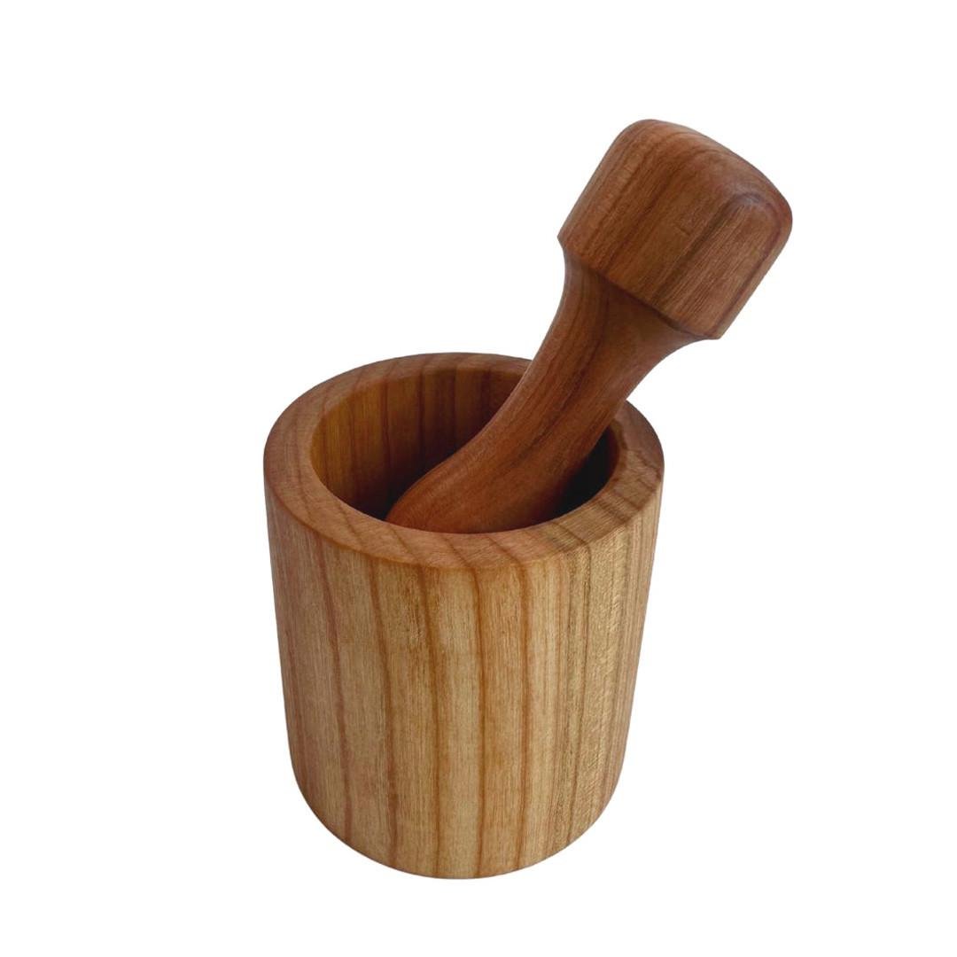 Ступка з товкачиком дерев'яна 8х8 см (2552791594)