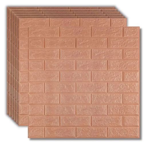 3D-панель самоклеюча під цеглу 77x70 см x 3 мм Кава з молоком - фото 1 3D-панель самоклеюча під цеглу 77x70 см x 3 мм Кава з молоком - фото 1