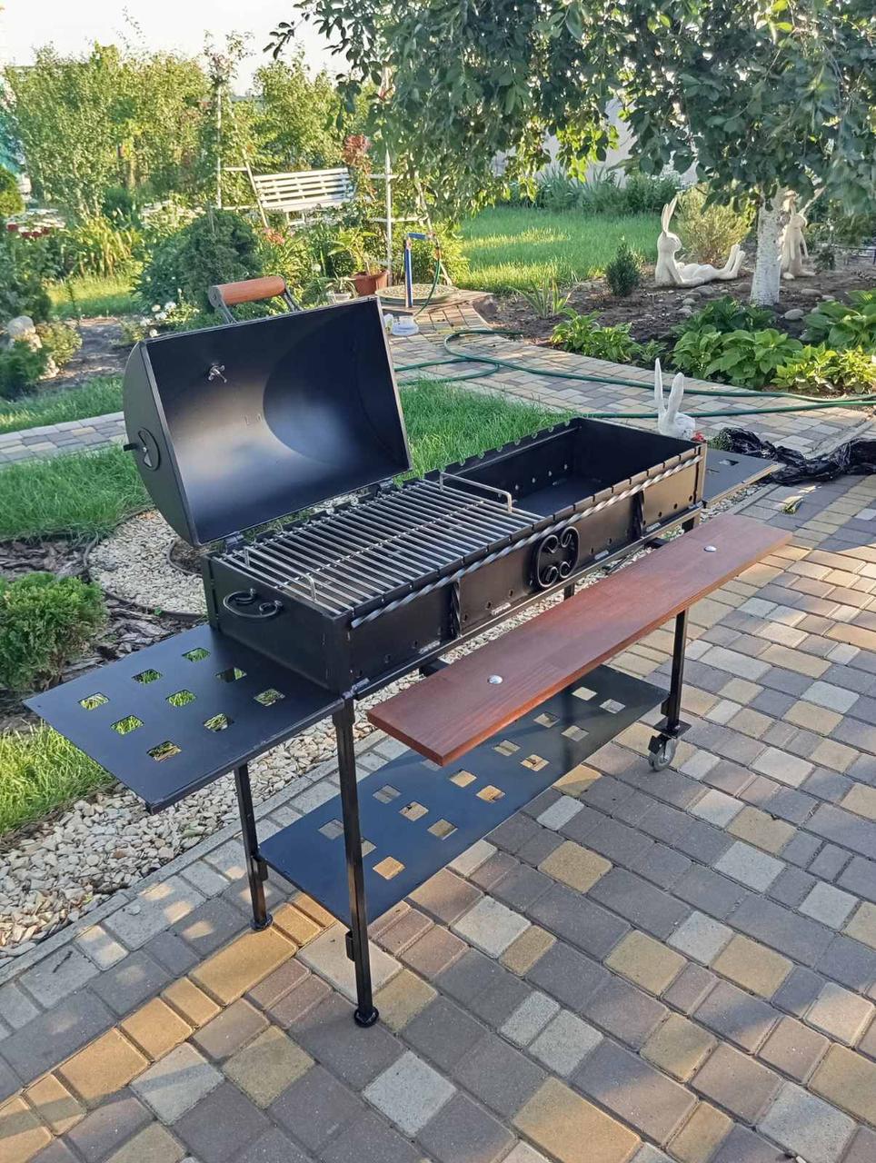 Грати-гриль для BBQ із наржавіючої сталі 50 см (2548934606) - фото 4 Грати-гриль для BBQ із наржавіючої сталі 50 см (2548934606) - фото 4