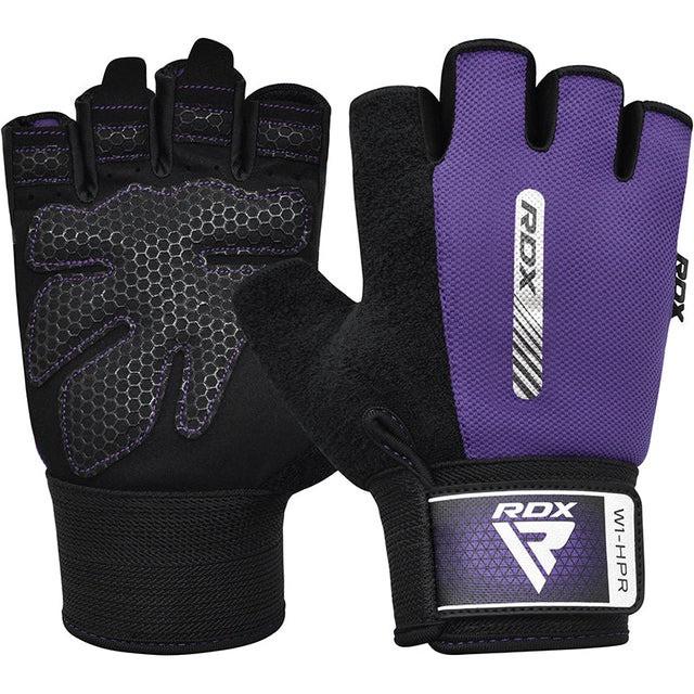 Перчатки для фитнеса RDX W1 Half M Purple (A-013200)