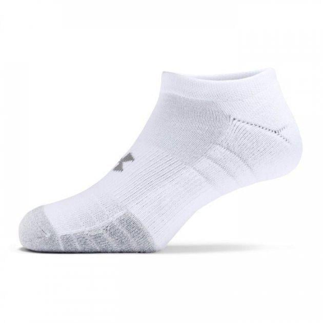 Шкарпетки UA Heatgear No Show 3pk 3 пари Уні XL Білий (1346755-100 XL)