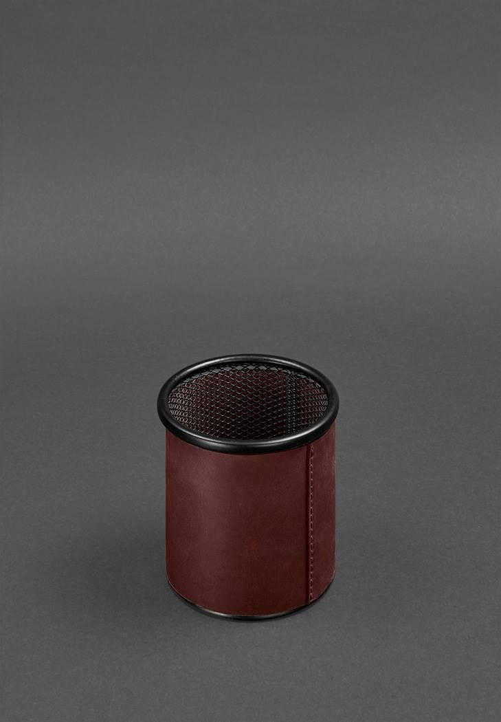 Набор для рабочего стола из натуральной кожи 1.0 Crazy Horse Бордовый (A-027511) - фото 10 Набор для рабочего стола из натуральной кожи 1.0 Crazy Horse Бордовый (A-027511) - фото 10