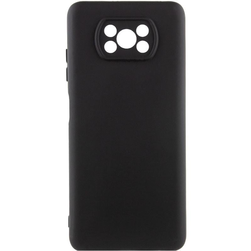 Протиударний чохол Silicone Cover Lakshmi Full Camera (AA) для Xiaomi Poco X3 NFC / Poco X3 Pro Чорний / Black