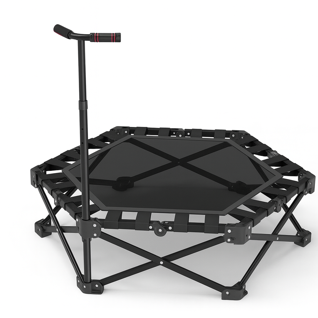 Батут фітнес складаний RevFit BC-02 з ручкою до 200 кг (118)