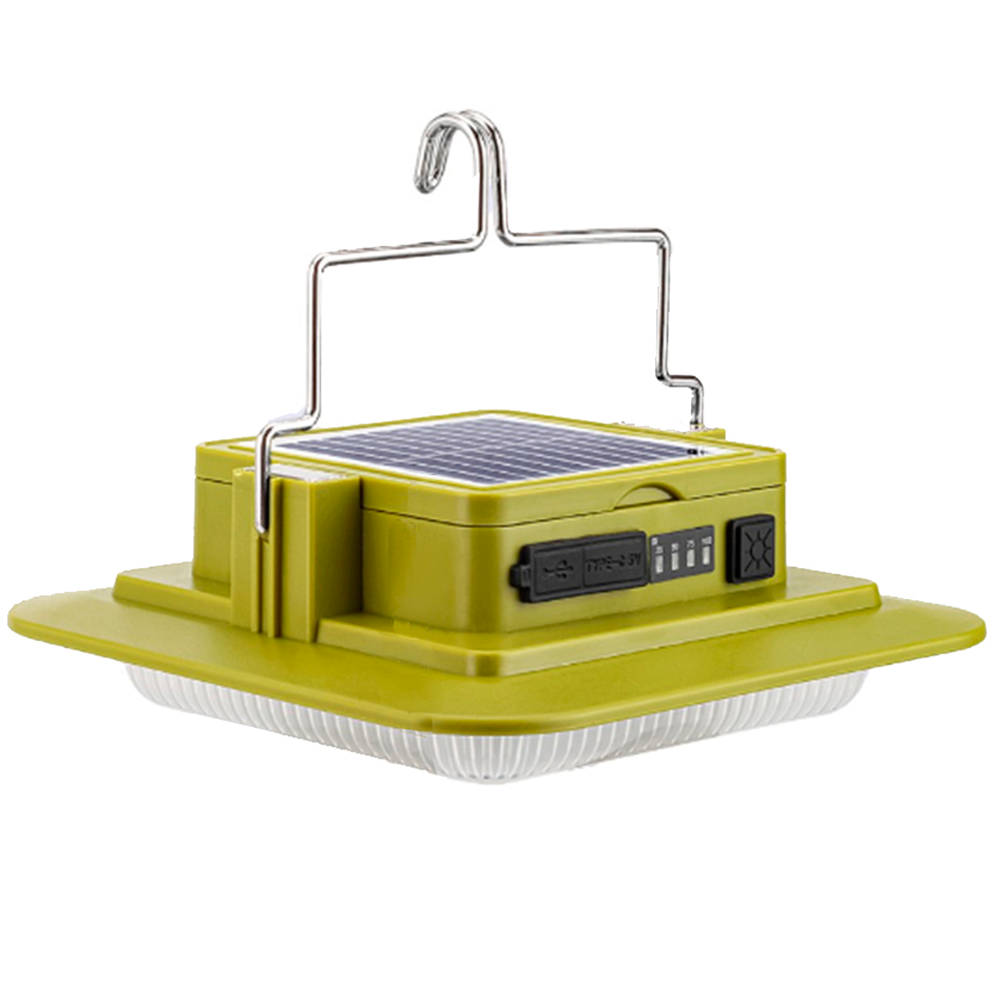 Фонарь светодиодный кемпинг на солнечной батарее 229L-SMD/18650/ магнит/ЗУ Туре-C