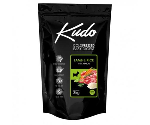 Корм сухий KUDO ягня з рисом для цуценят дрібних порід 3 кг (47709)