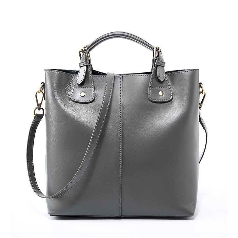 Сумка женская Italian Bags LOUMIX кожаная Grey