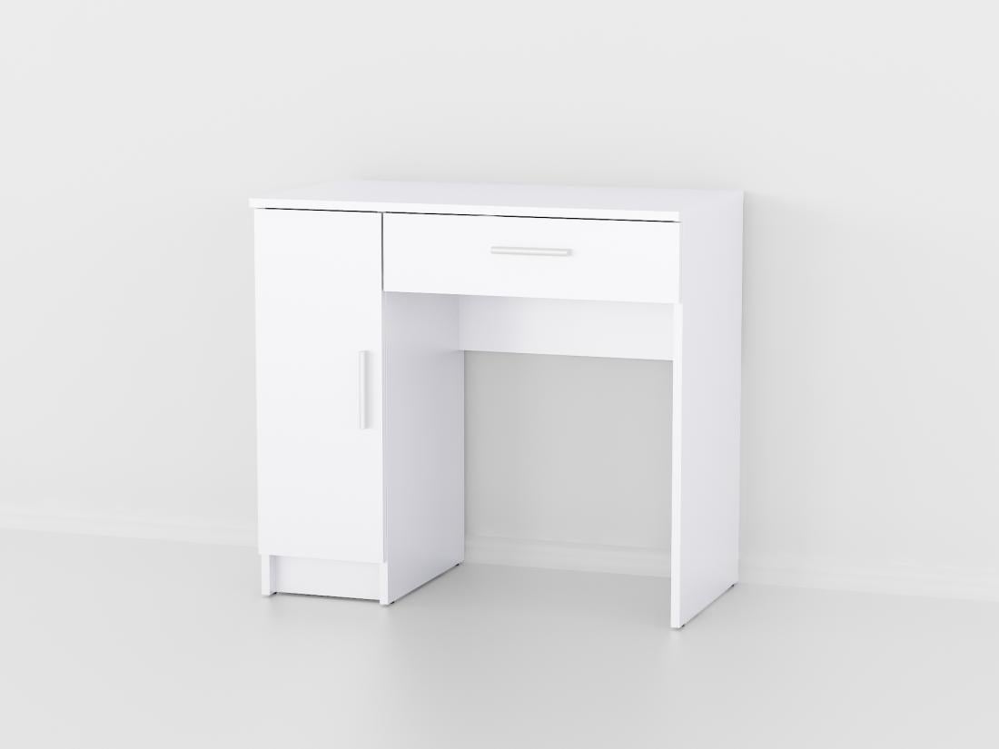 Стол туалетный с тумбой и ящиком Sanro 802х740х443 мм Белый (GТ0061)