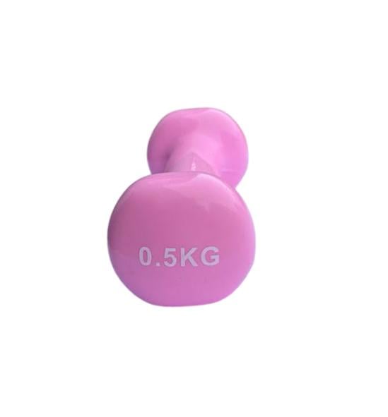 Гантель для фитнеса Generation Fitness FF51D3B с виниловым покрытием 0,5 кг Розовый (FF51D3B-0.5kg pink) - фото 2 Гантель для фитнеса Generation Fitness FF51D3B с виниловым покрытием 0,5 кг Розовый (FF51D3B-0.5kg pink) - фото 2