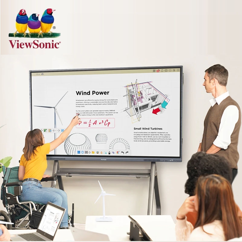 Интерактивная панель ViewSonic IFP6533-G дисплей 65" Android 13/8 128Gb 40W (tf64) - фото 2