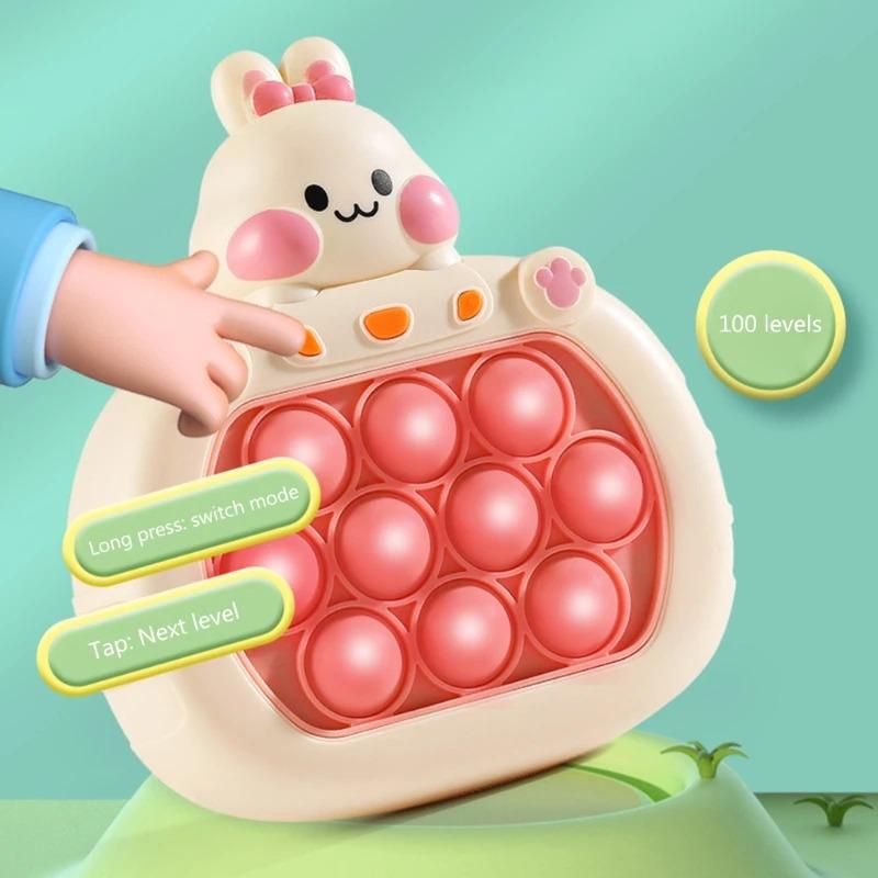 Интерактивная игрушка Quick Push Game Pop It Rabbit Pink (13166700) - фото 2