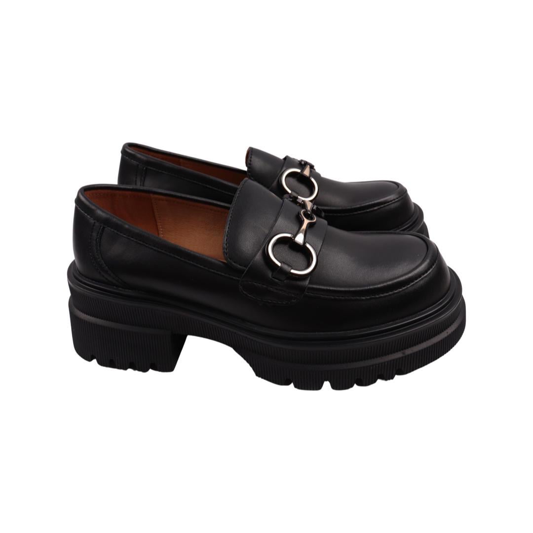 Туфли женские Li Fexpert из кожи р. 39 Черный (887-22DTC)