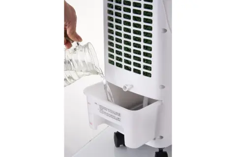 Охолоджувач повітря Germatic SK-001J 20W сенсорні кнопки/пульт/екран/колеса/автообіг 5,5 л 2 контейнери для льоду (M14925) - фото 2 Охолоджувач повітря Germatic SK-001J 20W сенсорні кнопки/пульт/екран/колеса/автообіг 5,5 л 2 контейнери для льоду (M14925) - фото 2