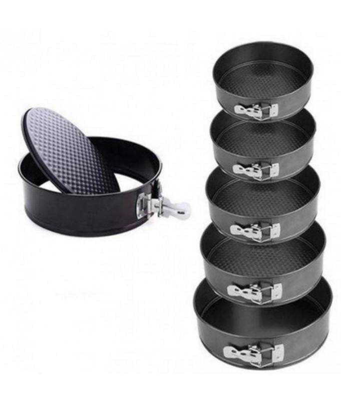 Набор круглых форм для выпечки Unique и десертов металлические разъемные 18/20/22/24/26/28 см 6 шт. (26591551) - фото 6 Набор круглых форм для выпечки Unique и десертов металлические разъемные 18/20/22/24/26/28 см 6 шт. (26591551) - фото 6