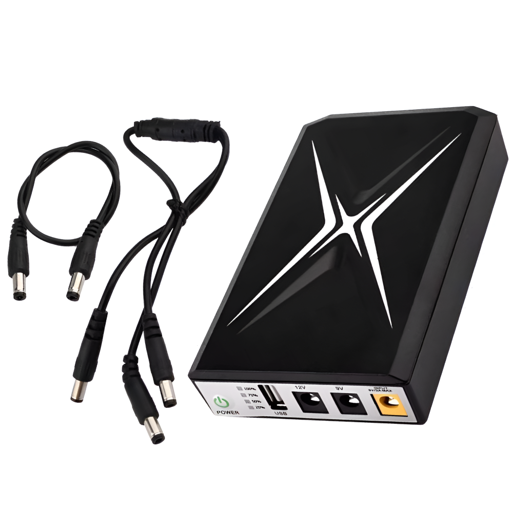 Джерело безперебійного живлення для роутера та мережевого обладнання UPS JoyPro-018W 10400 mAh Чорний (7142e1d2)