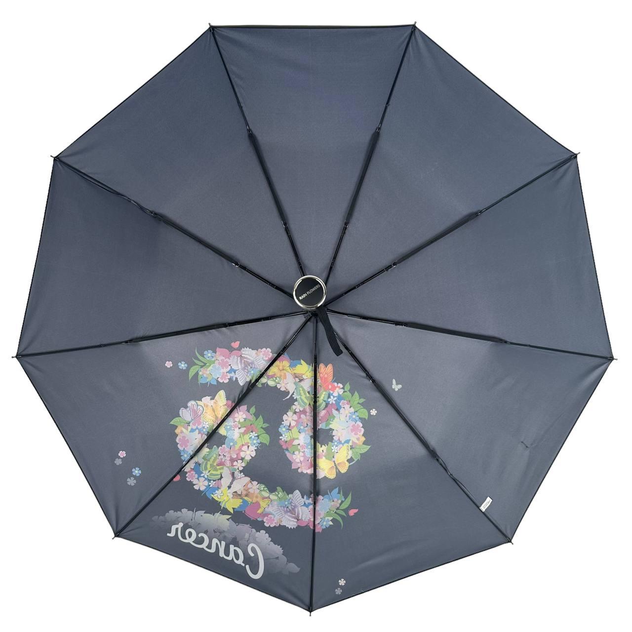 Зонт женский автомат Rain Зодиак Flower Рак Cancer mini в подарочной упаковке с платком (01040-9) - фото 8 Зонт женский автомат Rain Зодиак Flower Рак Cancer mini в подарочной упаковке с платком (01040-9) - фото 8