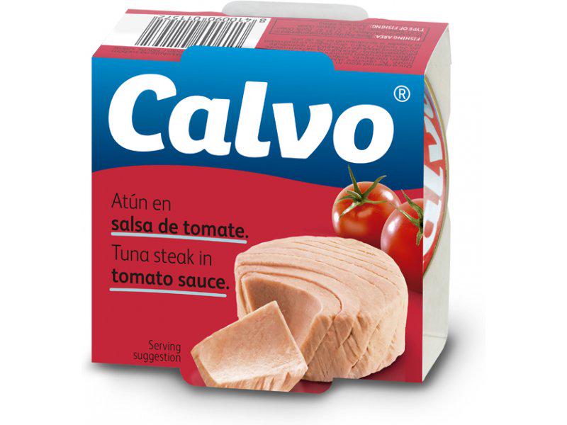 Тунец Calvo Tuna steak in tomato sause в томатном соку 160 г