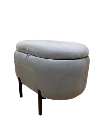 Пуф-банкетка Atlanta з верхом який відчиняється Сірий (28079071) - фото 2