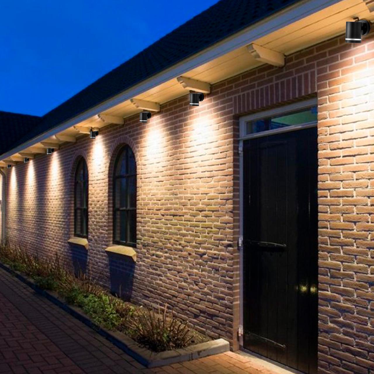 LED-светильник уличный Eurolamp настенный для лампы GX53 Черный (26910965) - фото 4 LED-светильник уличный Eurolamp настенный для лампы GX53 Черный (26910965) - фото 4