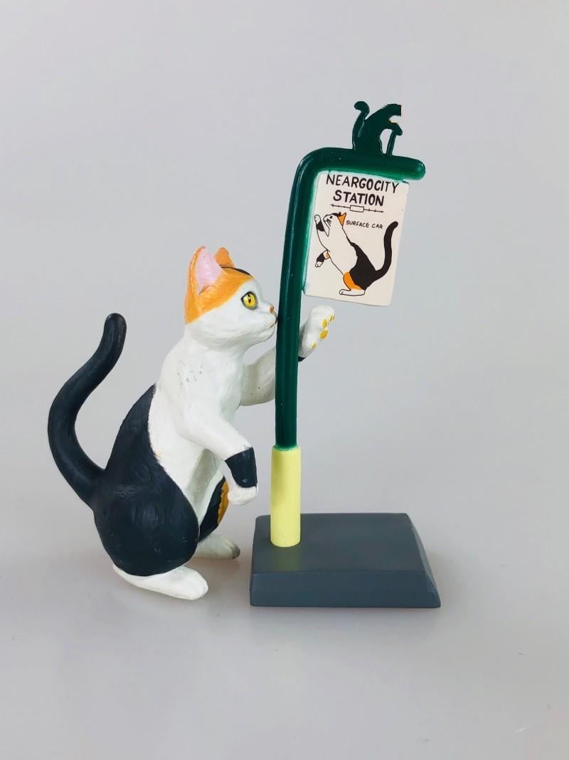 Детская игровая фигурка коллекционная Bandai Домашний кот с когтеточкой Neargo Collection Vol.4 Sweet (34522073)