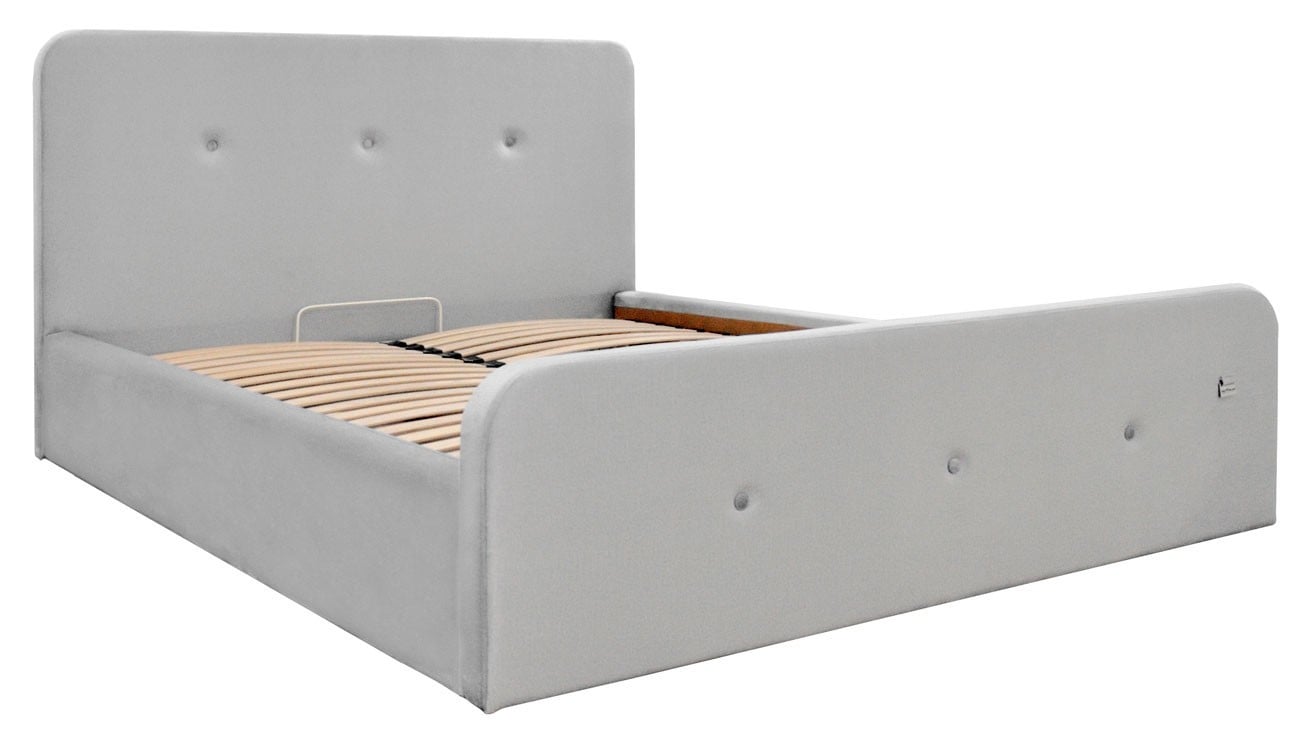 Кровать с подъемным механизмом Mishel Comfort Monolith 84 140x200 см Серый