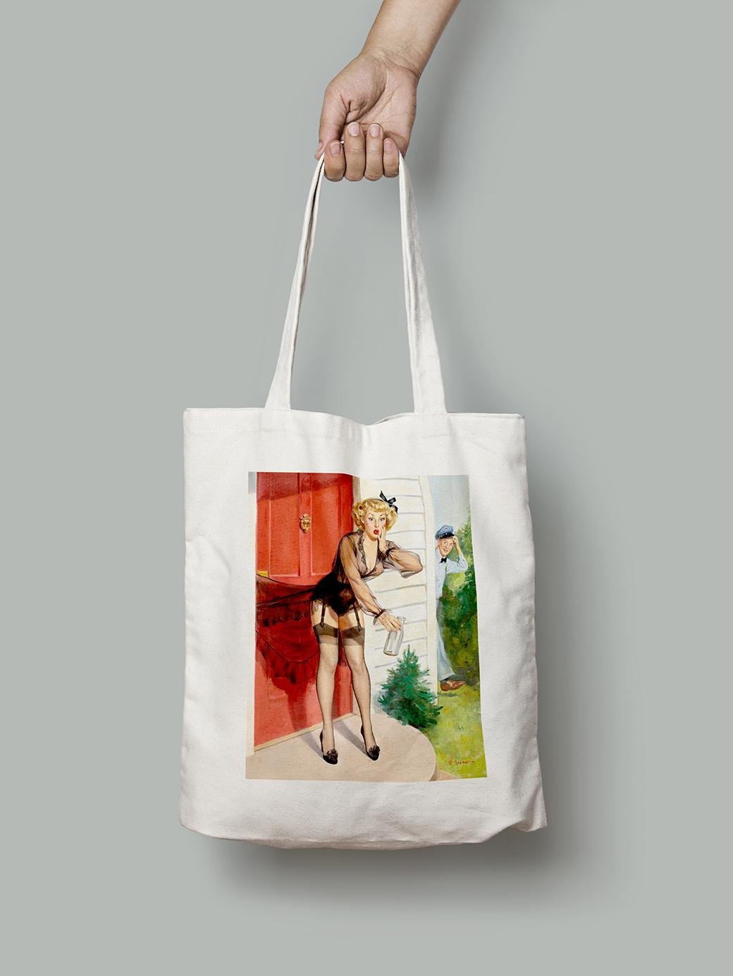 Эко-сумка Дверь захлопнулась. Роберт Оливер Скемп шопер (pin_up010150_Bag)