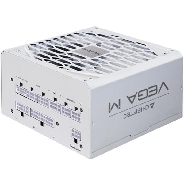 Блок питания для компьютера Chieftec VEGA M PPG-850-CW 850W ATX 3.1 80+ Gold Fully modular Retail 135 мм White (PPG-850-CW)