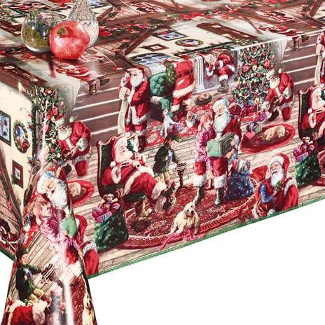 Клеенка на стол новогодняя Oncu Grup Декорама 1,4 м х 1 пог. м (25-D) - фото 1 Клеенка на стол новогодняя Oncu Grup Декорама 1,4 м х 1 пог. м (25-D) - фото 1