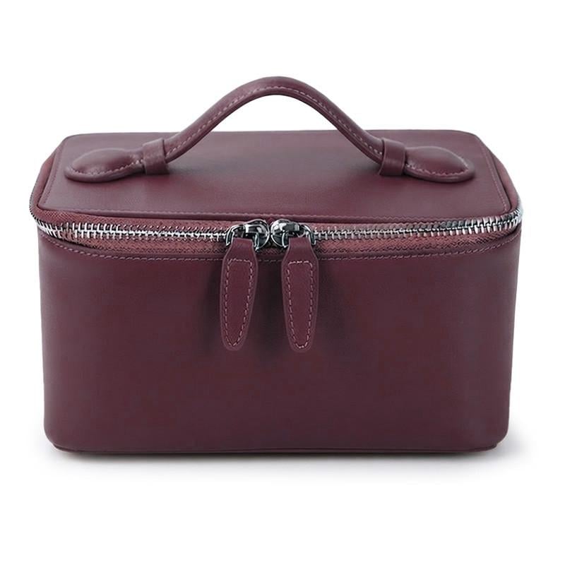 Косметичка женская Lesko #9010 каркасная Burgundy (37275044)