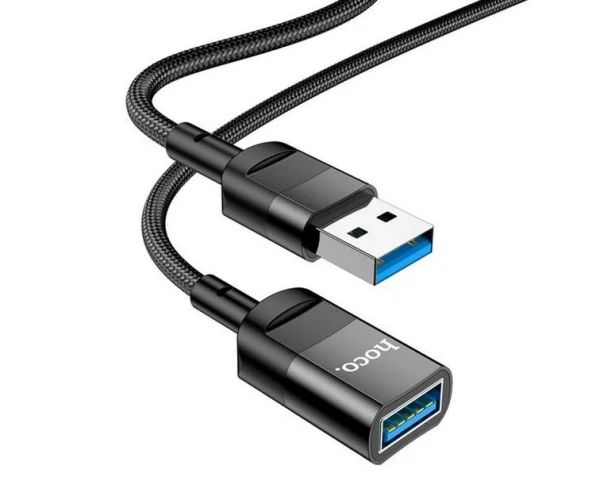 Подовжувач USB Hoco U107 USB-USB3,0 1,2 м Black