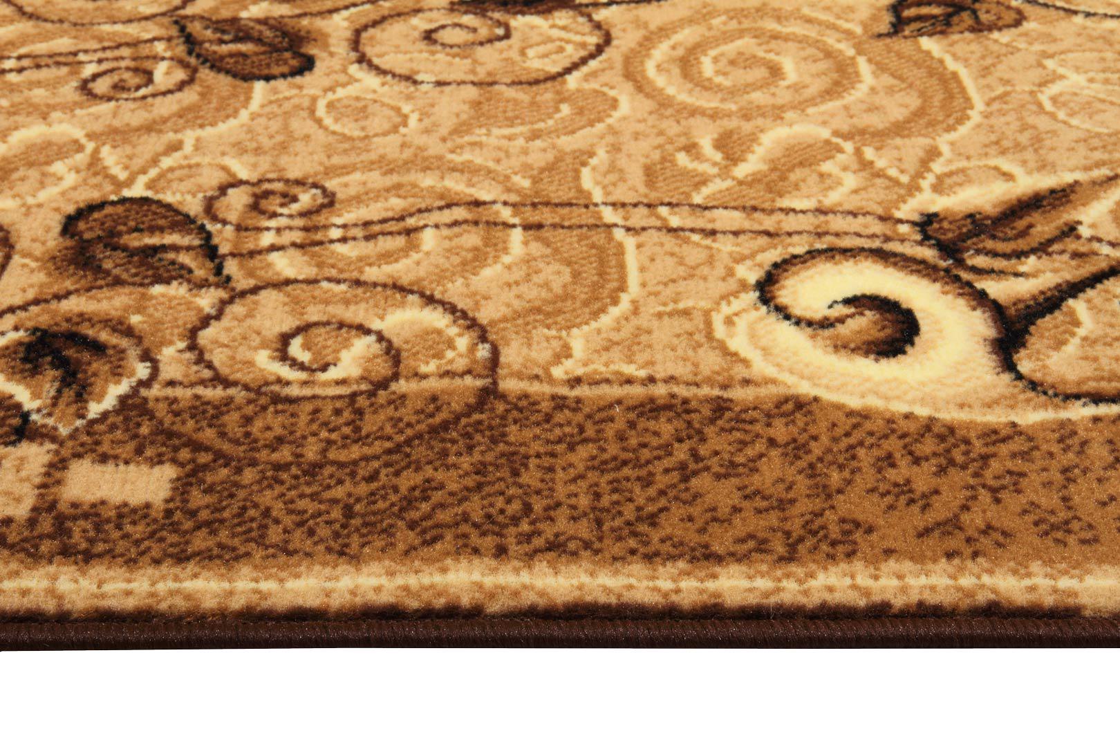 Килим Karat Gold 320/12 0,6x1,1 м прямокутний Коричневий (00-00009921) - фото 4 Килим Karat Gold 320/12 0,6x1,1 м прямокутний Коричневий (00-00009921) - фото 4