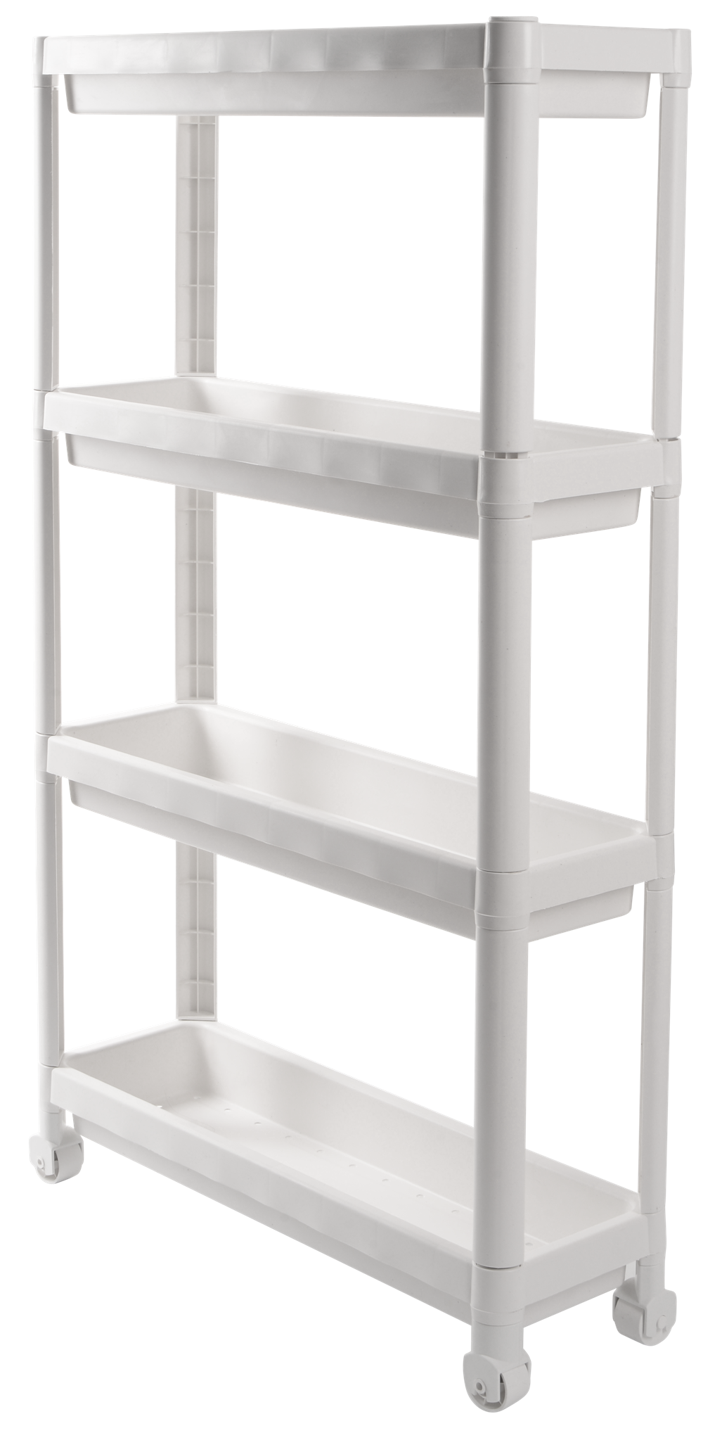 Етажерка Violet House 6014 Long Shelf 4 полиці 54х18х91 см White (31925849)