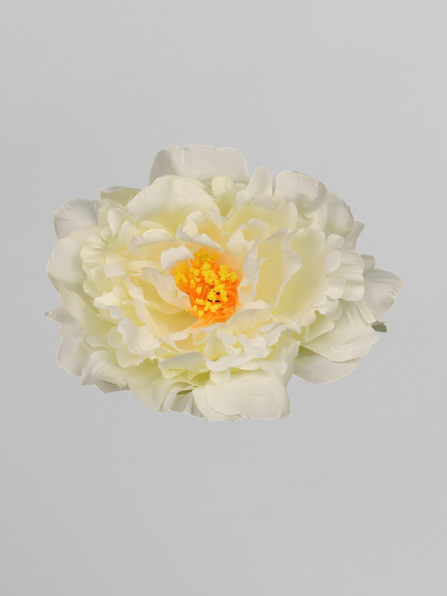 Искусственная головка пиона раскрыта 12 см Айвори (К05046)